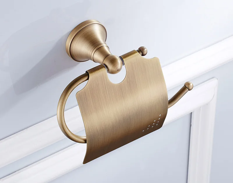 bronze paper holder for bathroom toilet