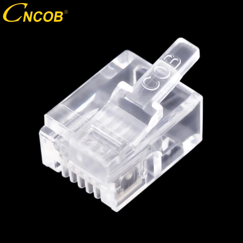 CNCOB 50 шт. 6P6C американская частичная головка кривая шрапнель телефонная линия