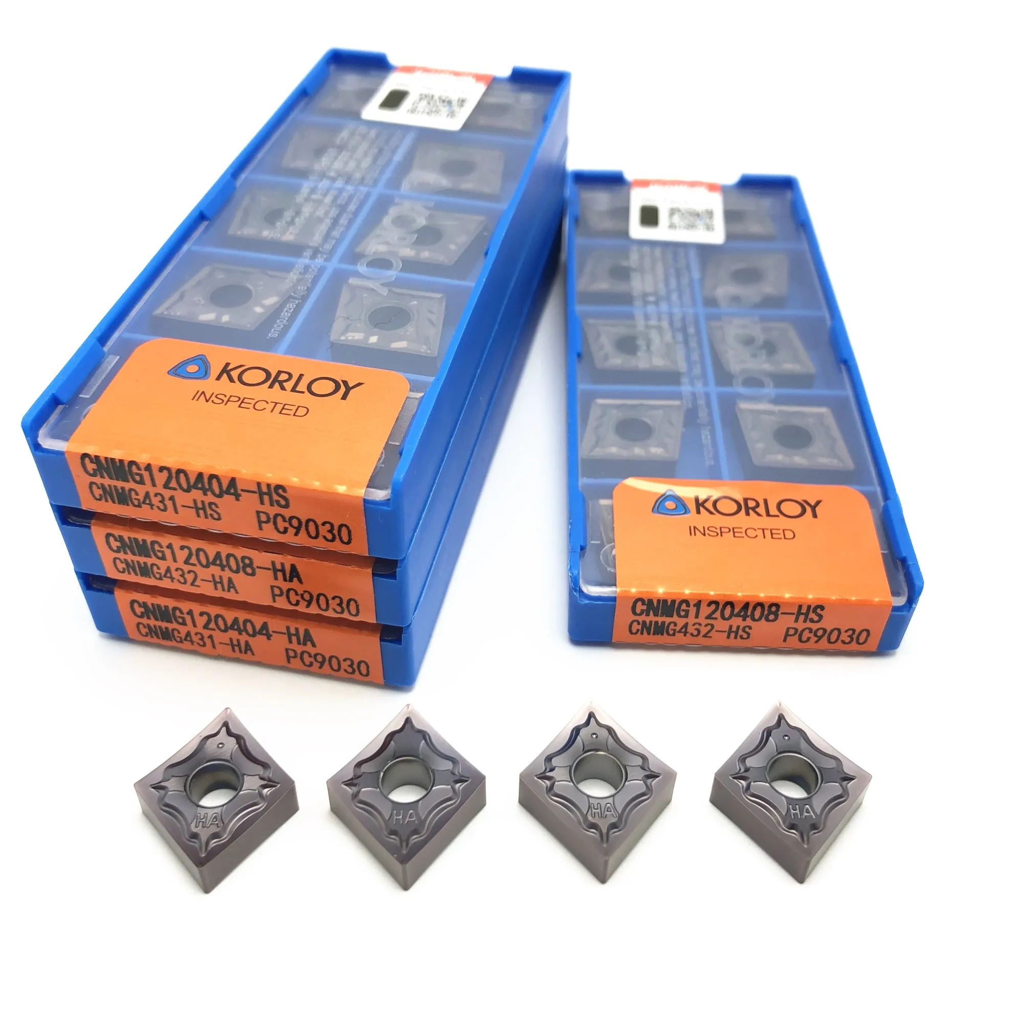

Carbide insert CNMG120404/08 PC9030 new high quality Korloy metal turning tool CNC machine milling cutterCNMG120408 car blade