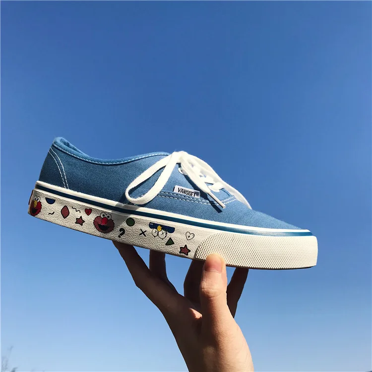 

OLOME Nice New Korean Version Of Woman White Shoes Cloth Shoes Canvas Shoes Soft And Comfortable Casual Shoes