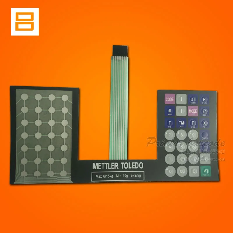 

(English Version) Keyboard Film (Key strengthen edition) Apply to For mettler Toledo 3600 3650 3680 Scale retail scale