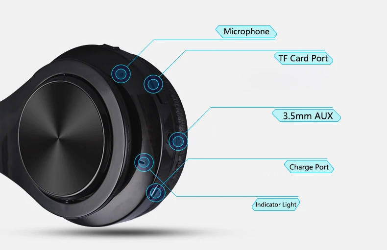 hyperguider wireless headphone bluetooth AUX (18)