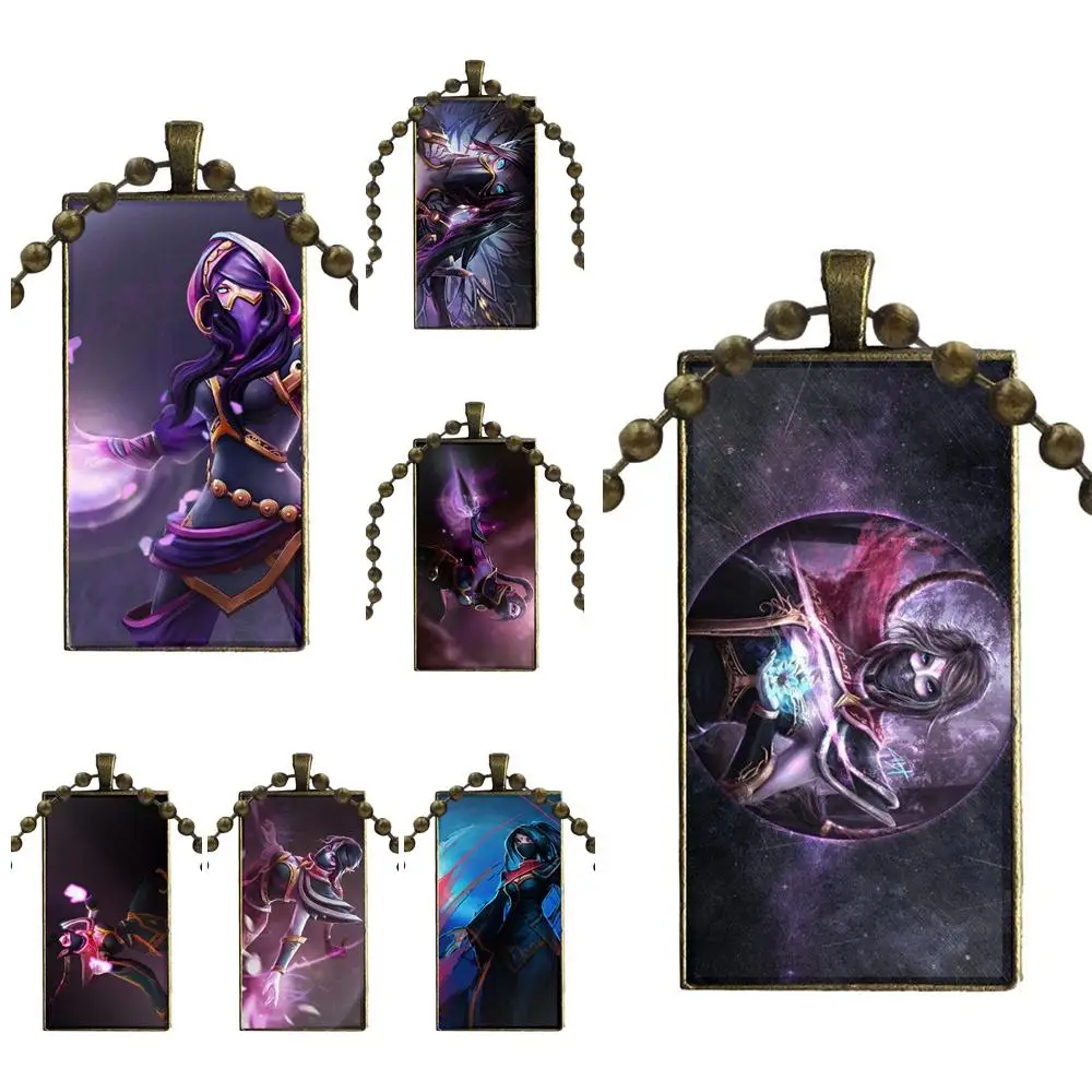 EJ glaze Templar Assasin Dota для свадьбы бижутерия со стеклянными кабошонами бронзовый цвет