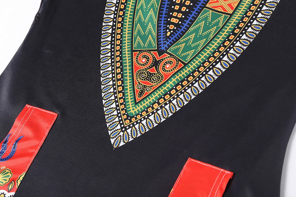 IDress S-XXXL Plus Size Sexy Casual Summer Dress Women Short Sleeve Party Dresses  Black Vintage Traditional Printed Dresses (20)