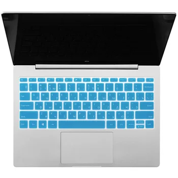 

Silicone Russian Keyboard Cover for Xiaomi Mi Notebook Air 13.3 inch Laptop Keyboard Protective Film for Xiaomi 13 Blue Silver