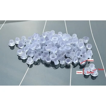 

5000Pcs/Lot 5mm Pin Clear Silicone Pad Cushion Bumper For Cabinet Cupboard Door