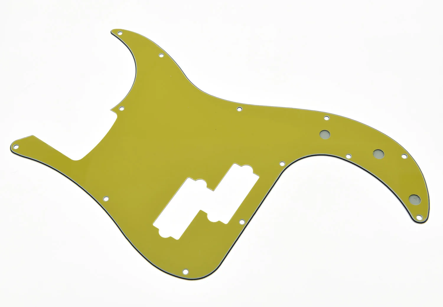 KAISH P бас-накладка для защиты деки с винтами PB скретч пластина подходит четкие басы гитары - Цвет: Yellow