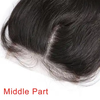 CEXXY 5x5 Lace Closure Brazilian Body Wave 8-20 Inch Human Hair Closure Natural Color Swiss Lace Closure Human Remy Hair