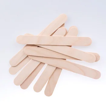 

10/50/100PCS Disposable Wooden Tongue Depressors Wooden Hair Removal Tattoo Waxing Spatula Stick Tongue For Coating Beauty Tools