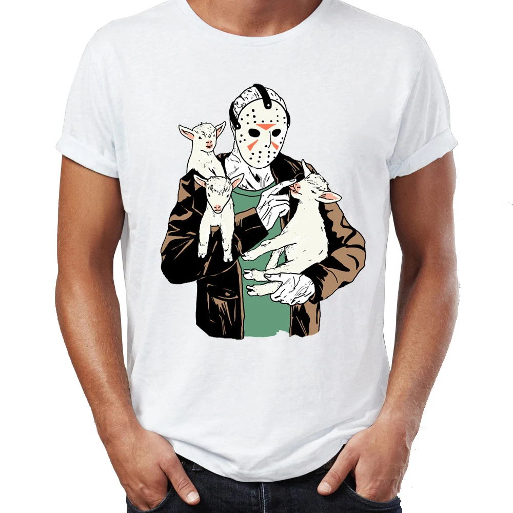 

New Men's t-shirt Horror Freddy Krueger Jason Dream Halloween Funny Awesome Artsy Printed Tshirt Tees Tops Harajuku Streetwear