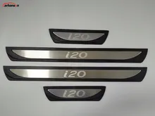 Стайлинга автомобилей Стикеры для hyundai Elite I20 порога протектор защиты Накладка авто аксессуары 2015 2016 2017 2018 4 шт