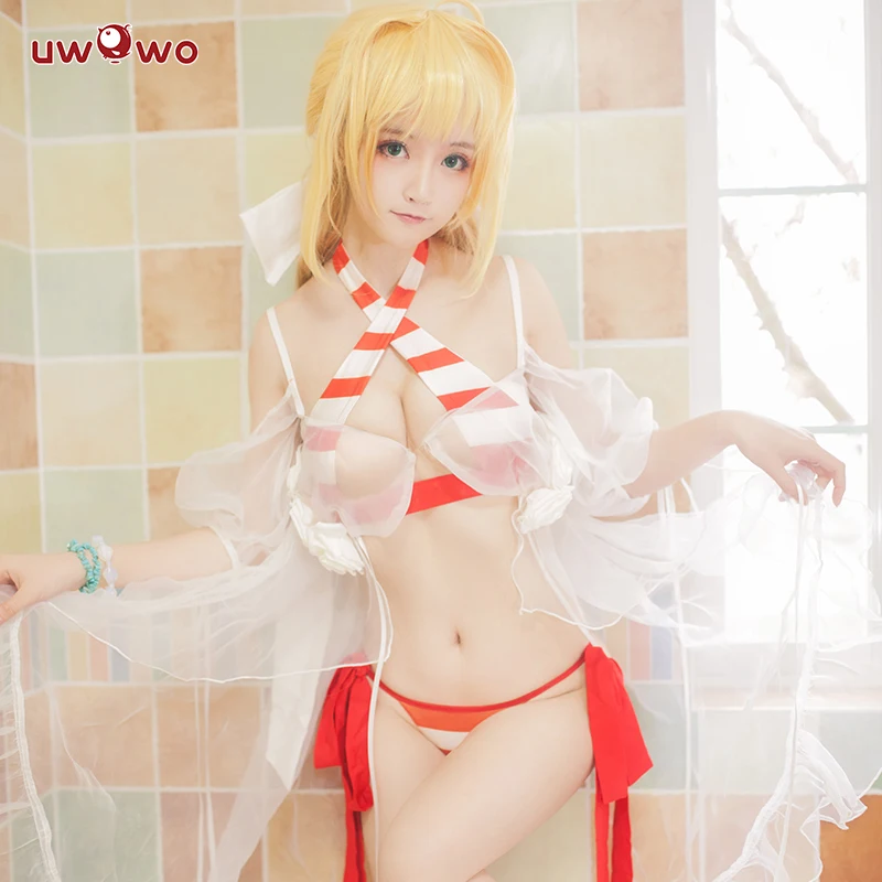 UWOWO Nero для косплея Fate/Grand заказ купальник Кастер костюмированной вечеринки чехлы