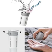 Портативный Лосьон бутылка для дозировки дорожный флакон для косметических средств масштаб Видимый большой емкости диспенсер для путешествий