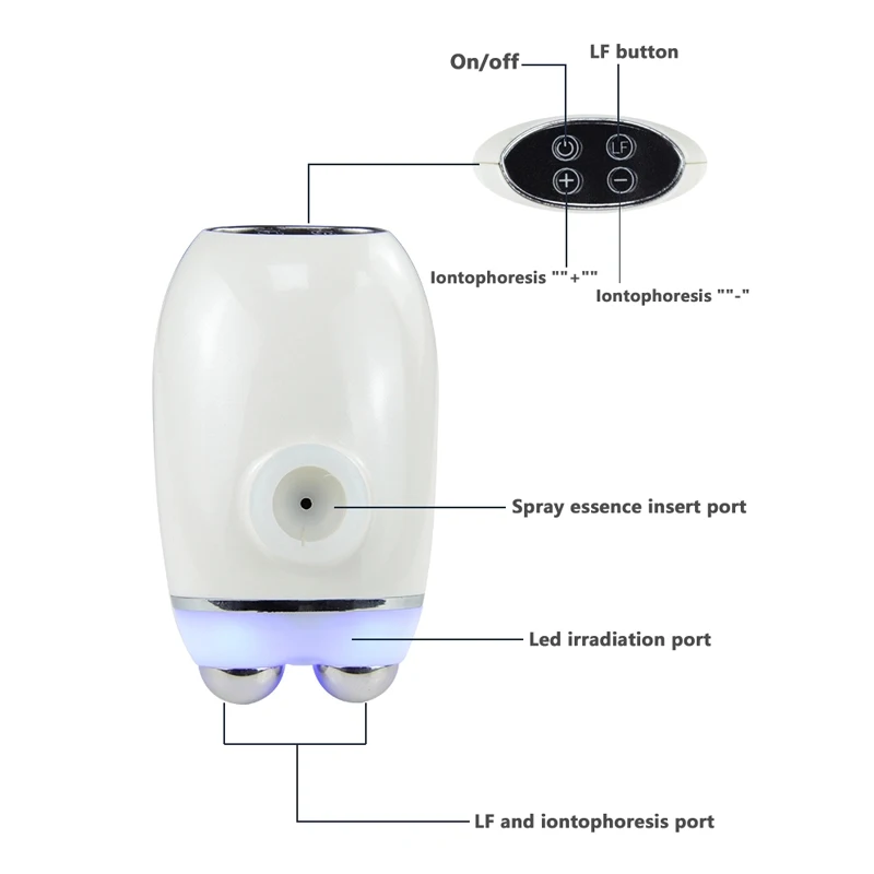 Facial Massager For Face Massager Face Lift Microcurrent Roller Massager Facial Microcurrent Device