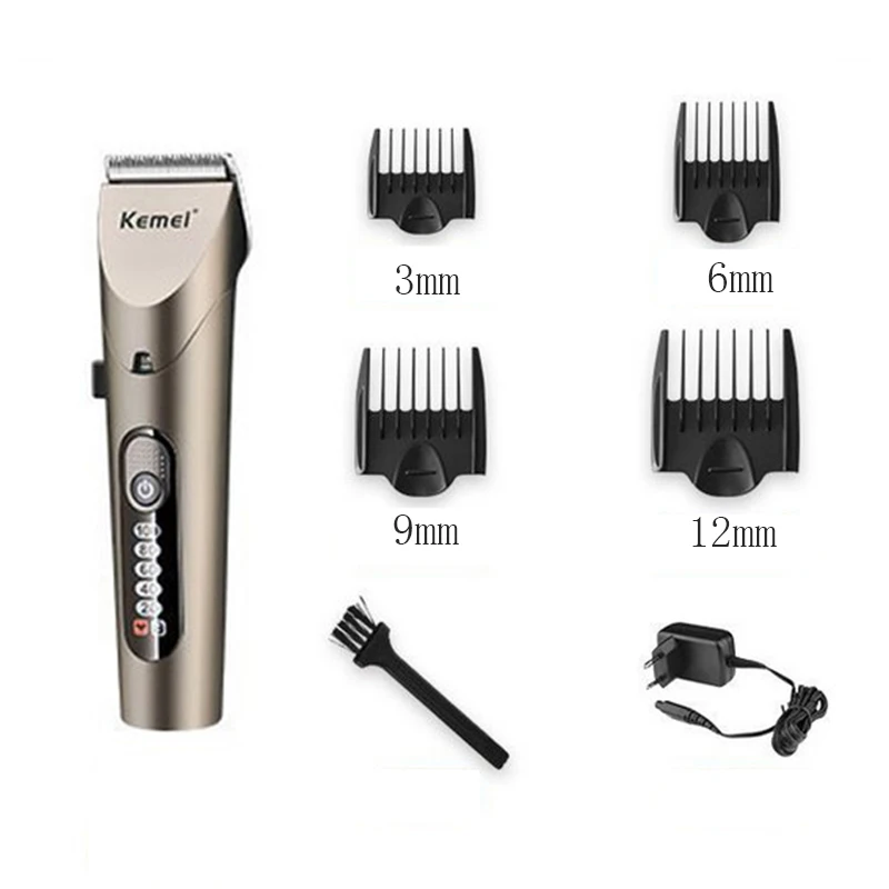 

Kemei Km-1627 Hair Clipper Razor Cordless Hair Clipper Cordless Hair Trimmer Razor Eu Plug