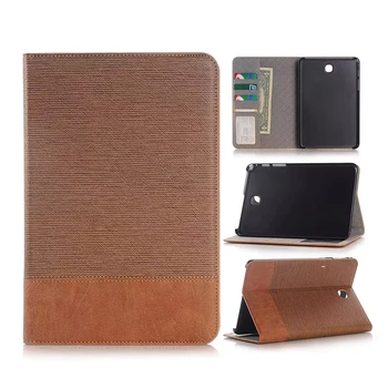 

SM-T715C Leather Flip Stand Wallet Cover Case spell colour Card Slot Case Cover For Samsung Galaxy Tab S2 8.0 T710 T715 Cases