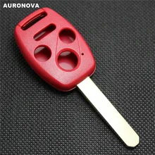 AURONOVA New Replace Original Red Key Shell for Honda Odyssey Ridgeline Accord Civic CR-V Pilot 3+1 Buttons Remote Car Key Case AURONOVA New Replace Original Red Key Shell for Honda Odyssey Ridgeline Accord Civic CR-V Pilot 3+1 Buttons Remote Car Key Case