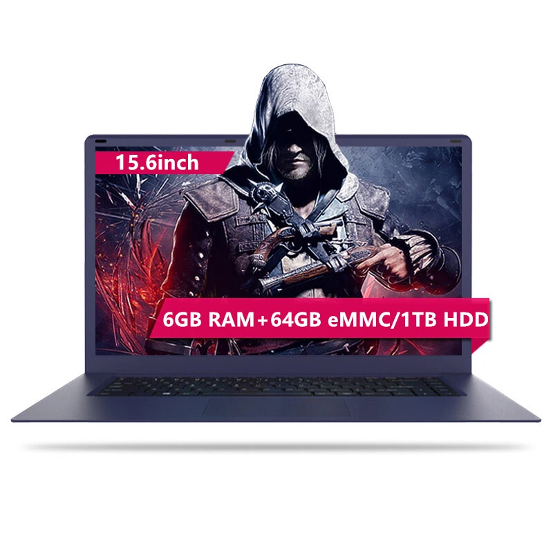 15 6inch 6GB font b RAM b font 64GB eMMC 1TB HDD Apollo Lake N3450 Quad
