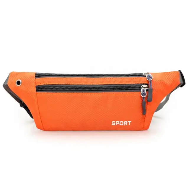 US $2.37 New Nylon Sports Waist Pack for Men Women Unisex Waterproof Fanny Pack Bum Bag Hip Money Belt Trave