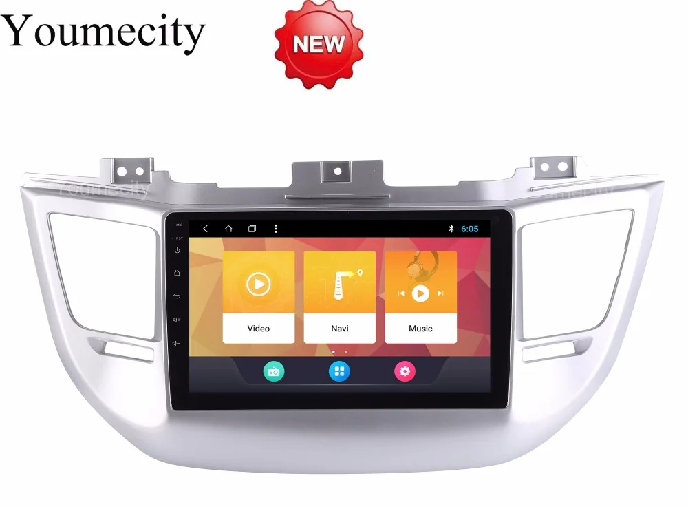 Youmecity Android 8 1 автомобильный DVD для hyundai Tucson/IX35 2016 2017 gps Радио Видео Мультимедиа плеер
