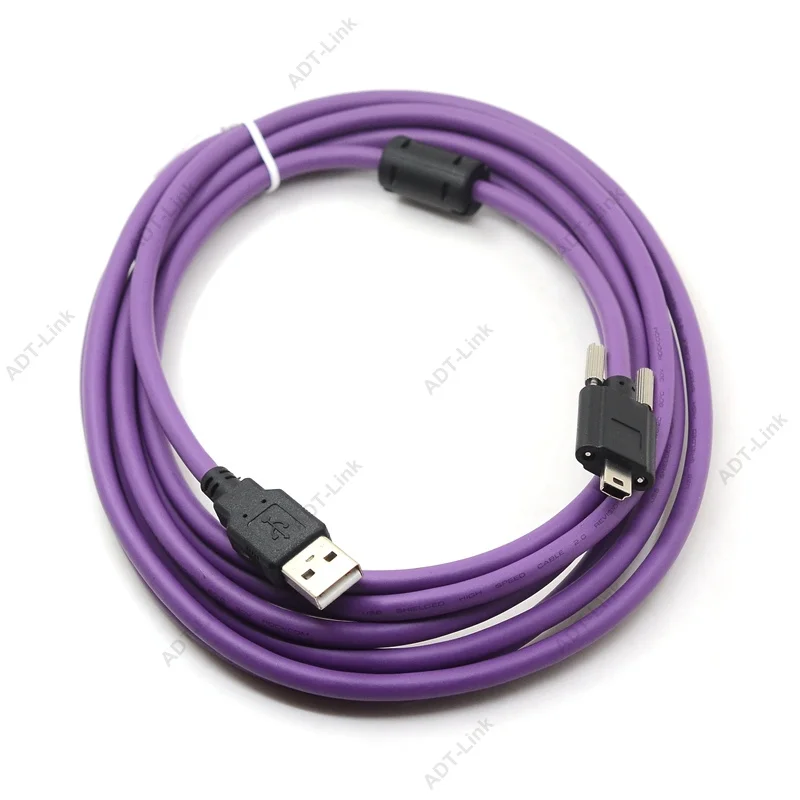 Câmera de Visão de Máquina 5pin com Parafuso de Fixação para Fonte de Imagem Mini Cabo Industrial Imagem Daheng Hikvision Usb 2.0 - Image 6
