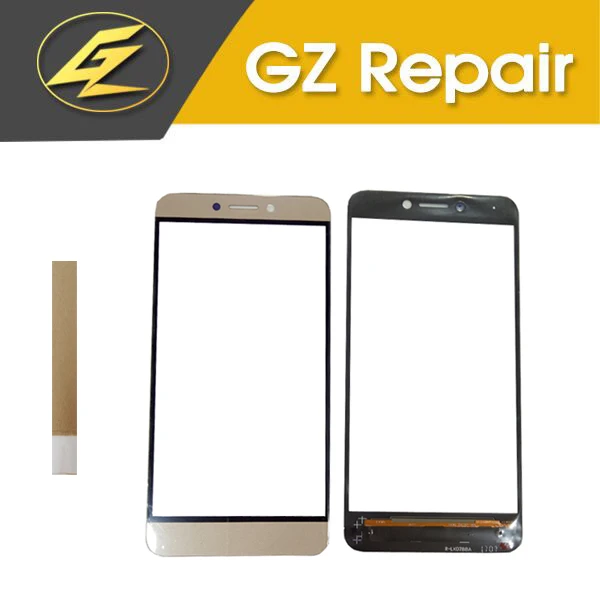 

5.5 Inch For Letv LE 1S X500 For 6 PIN And 8 PIN Touch Screen Glass Lens Digitizer Front Panel White Gold Color With Tape
