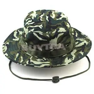 1 pc Outdoor Military Camping Hiking Camo Bucket Hat Cover Wide Brim Sombrero Army Camouflage Sunshade Hats Camuflaje Cap