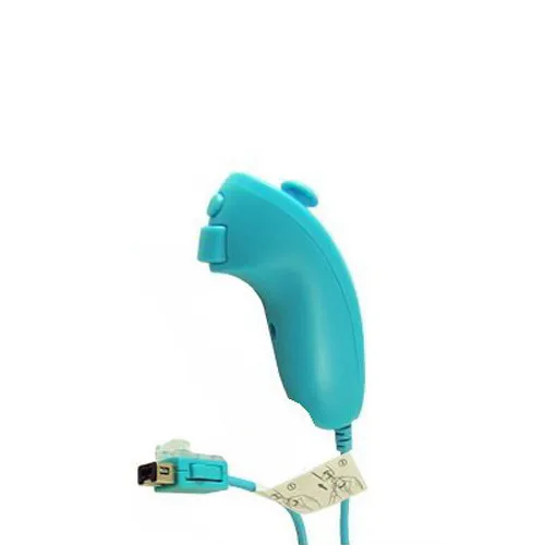 Синий проводной геймпад Nunchuck для консоли Nintendo Wii|controller for wii|nunchuck controller wiiwii |