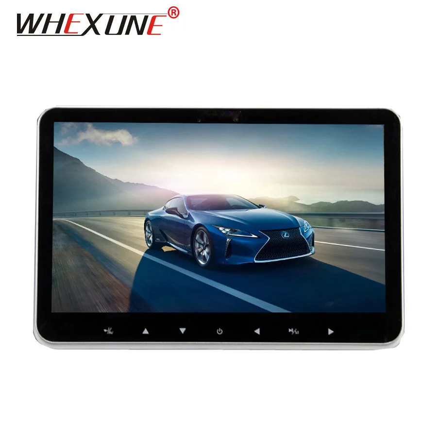 

WHEXUNE 10.2 Inch Car Headrest Monitor Ultra-thin MP5 Player HD 1080P Video Screen With HDMI Slot/USB/SD/FM Transmitter/Speaker