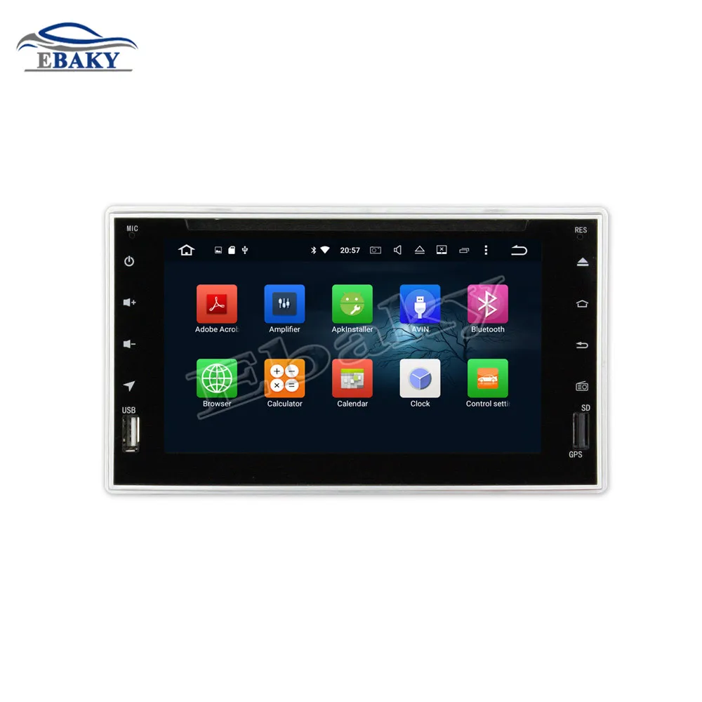 Discount NaviTopia 6.2inch 4GB RAM 64GB ROM Octa Core Android 9.0 Car Radio Auto Stereo PC For Universal with touch button GPS/WIFI 12