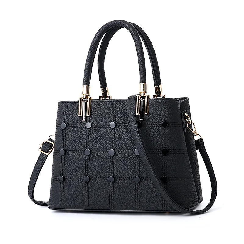 

YINGPEI Women Bag Vintage Casual Tote Fashion Women Messenger Bags Top-Handle Shoulder Handbag Purse Wallet Leather 2018 New