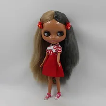 Смешанная блонд кукла с волосами без одежды, Заводская кукла, черная кукла подходит для DIY Изменить игрушка BJD для девочек