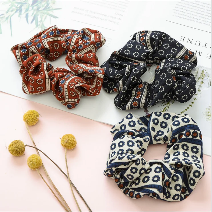 Printed Fabric Elastic Hair Band Hair Ornamentsin Women's Hair Accessories from Apparel