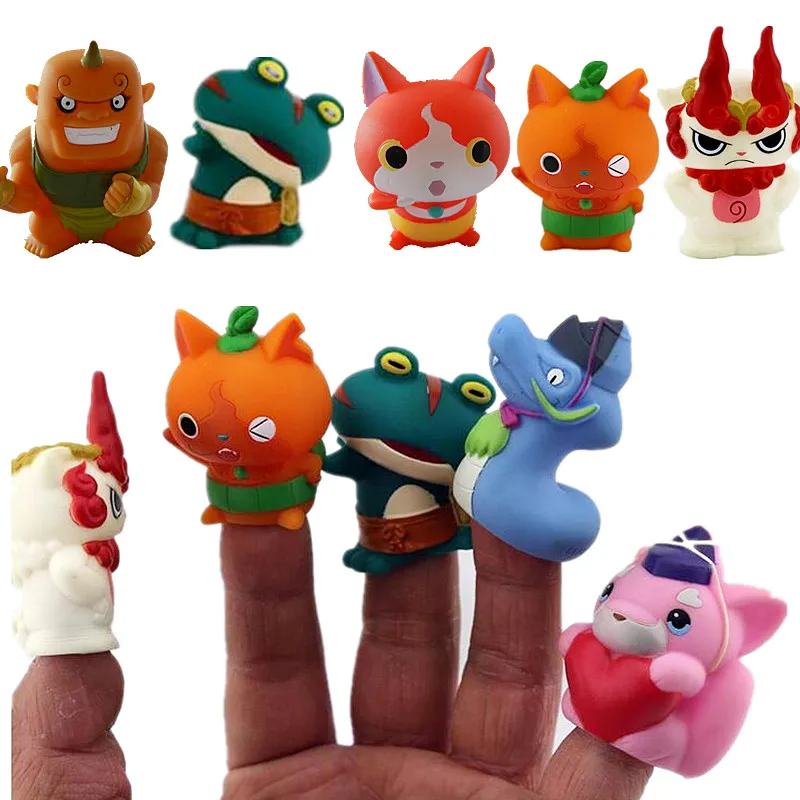 10pcs/lot 3 5CM 3 5cm Yokai Watch Japan Anime Yokai Watch figure finger