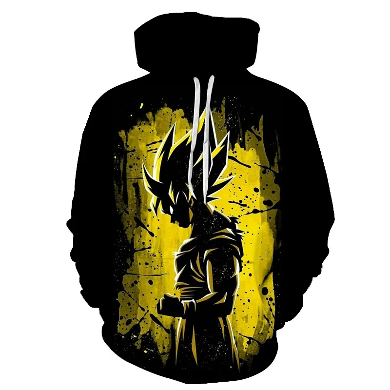 

2018 Anime Dragon Ball Z 3D Print Hoodies Men Autumn Women Outerwear Harajuku 3D Kid Goku Hoodie Sweatshirts Men Puls Size