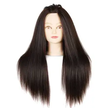 

Mannequin Head Brown Dummy Hair Mannequins Hair Style For Sale Hairdressing Doll Heads Training Head For Hairdressers
