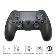 Беспроводной BT контроллер для Playstation PS4 Сенсорная панель геймпад двойная вибрация 6 Axies беспроводной игровой контроллер