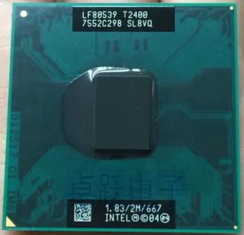 Intel Core Duo SL8VQ T2400 1.83GHz 2M 667 CPU Intel Core Duo SL8VQ T2400 1.83GHz 2M 667 CPU