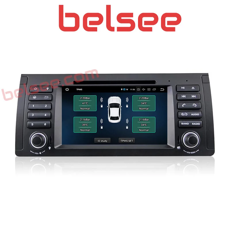 Perfect Belsee Octa Core 4gb PX5 Android 8.0 Radio Multimedia Head Unit Car DVD Player GPS Navigation for BMW E39 M5 X5 E53 1996-2003 4