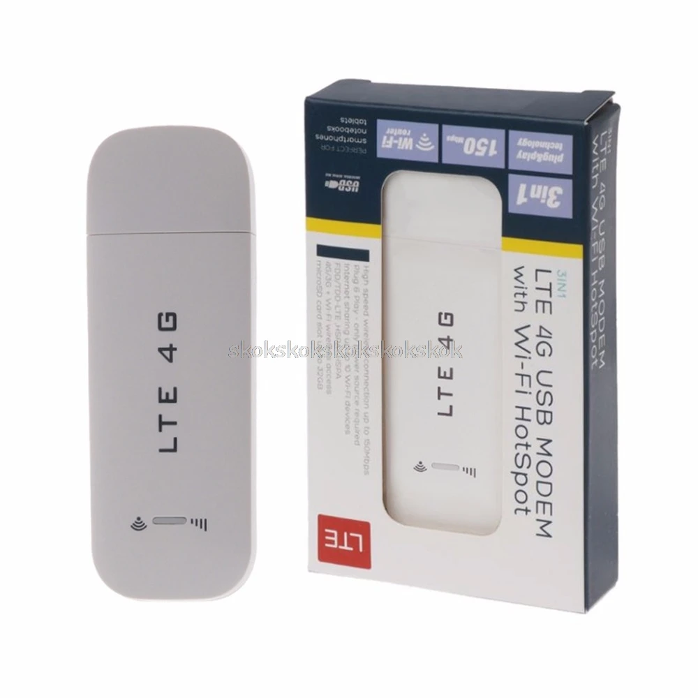 

4G LTE USB Modem Network Adapter With WiFi Hotspot SIM Card 4G Wireless Router J08 19 dropship