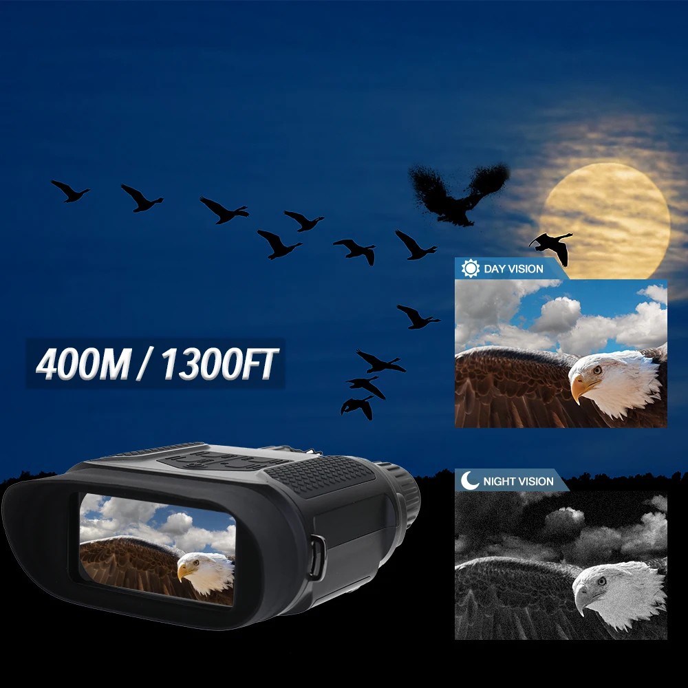 

Professional Night Vision Binocular High Definition Magnification Infrared Digital Scope With Optical Decvice Large Screen