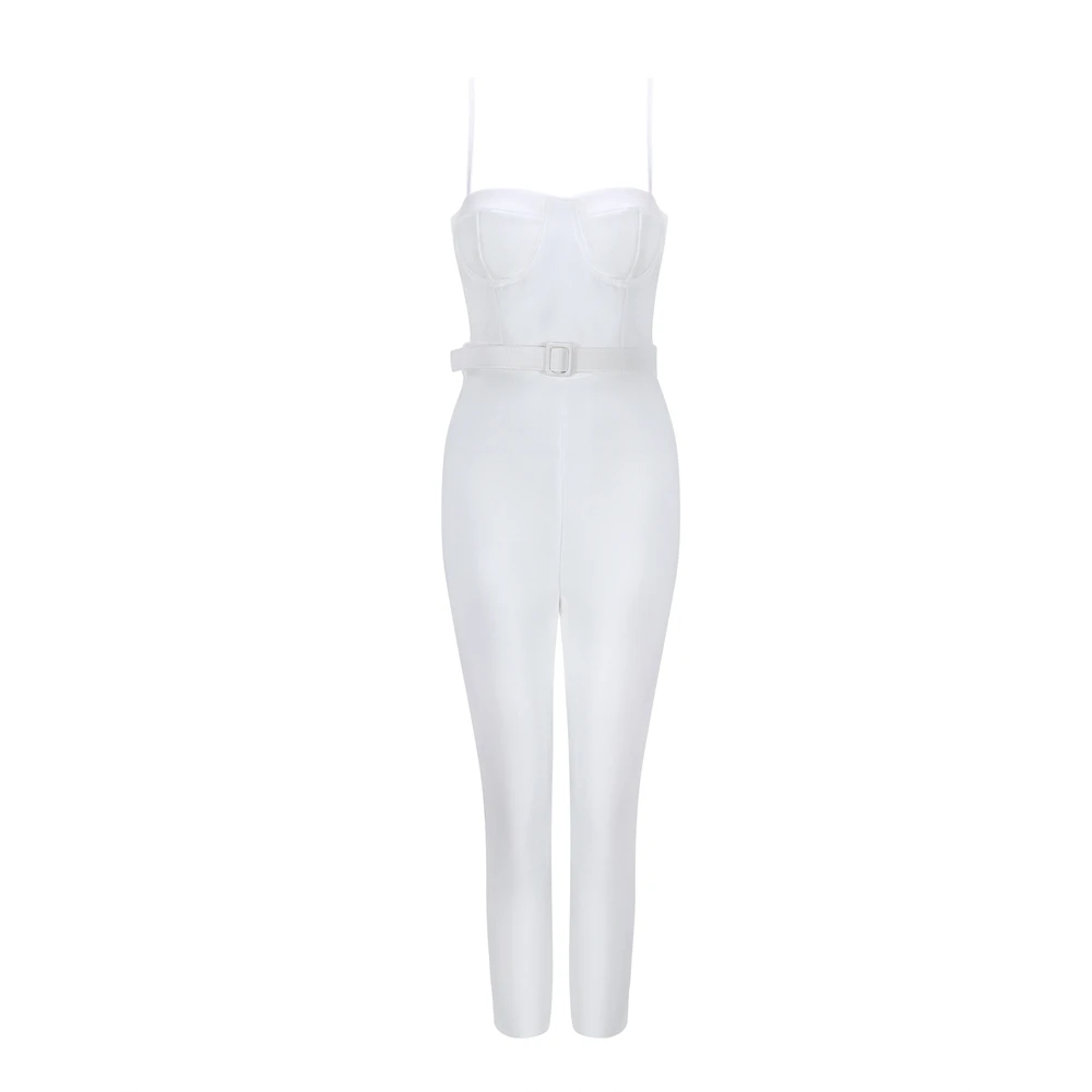 Deer Lady Deer Lady 2019 Bandage Jumpsuit Summer Women Strappy White Bandage Jumpsuit Bodycon One Piece Sexy Jumpsuit Clubwear Deer Lady Deer Lady 2019 Bandage Jumpsuit Summer Women Strappy White Bandage Jumpsuit Bodycon One Piece Sexy Jumpsuit Clubwear