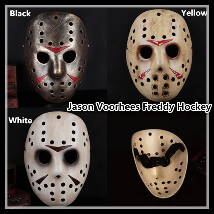 

Adults Size 3 Colors Party Movie Masks Delicated Jason Voorhees Freddy Hockey Festival Halloween Masquerade Mask Free Shipping