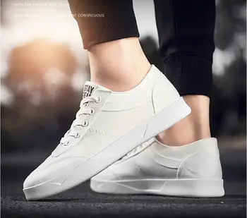 

2018Spring the new canvas shoes men's shoes joker tide student leisure fashionable man shoes