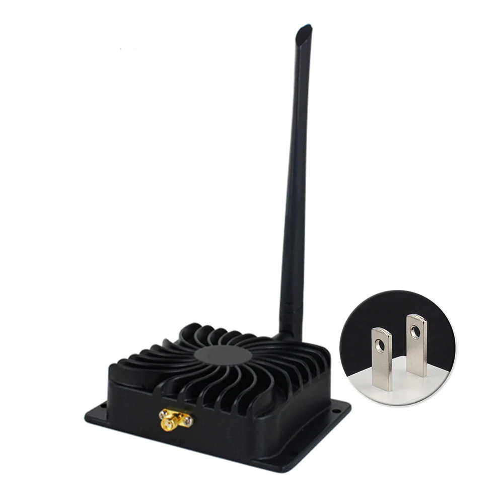 

Signal Booster Repeater Power Amplifier 2.4GHz 5W With Antenna Low Noise Broadband High Power WIFI Black For Wireless Router