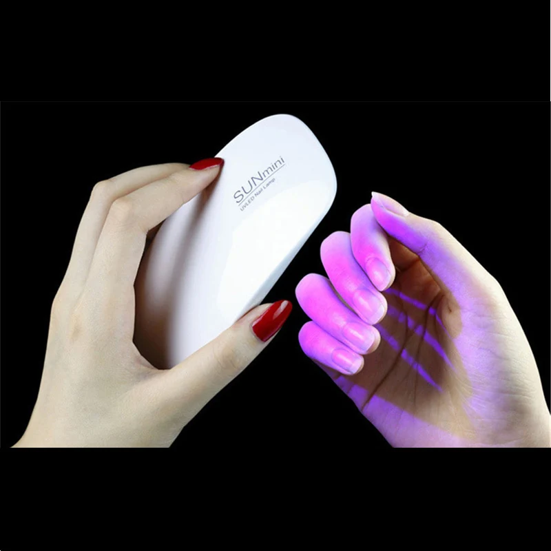

Sun Mini 6W UV LED Lamp Nail Led Dryer Portable USB Cable for Primer Gift Uv Gel Lamp Suppliers Home Use Gel Nail Polish Dryer