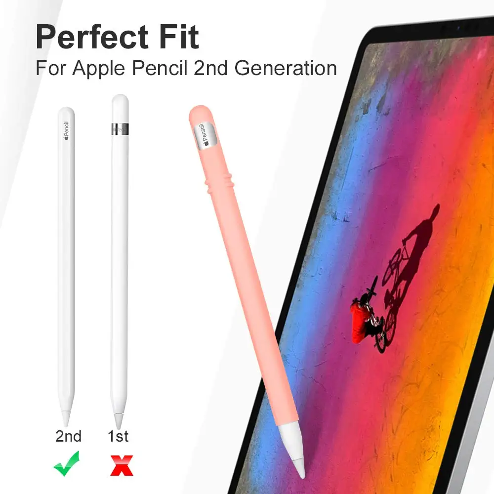 Силиконовый чехол для Apple Pencil 2, Чехол-держатель для iPad Pro 11, 12,9 дюймов,, Apple Pencil 2-го поколения, чехол для стилуса