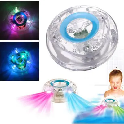 

Color Changed Bathroom Underwater LED Pond Pool Spa Light Waterproof Bath Tub Kids Toy Shower Flashing Floating Nightlight