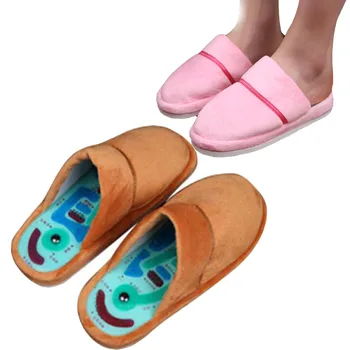 

Presser foot care tool Acupressure Slippers Foot Massage Couples Cotton Slippers Men Women Fall Winter Warmer Foot Soft Shoes