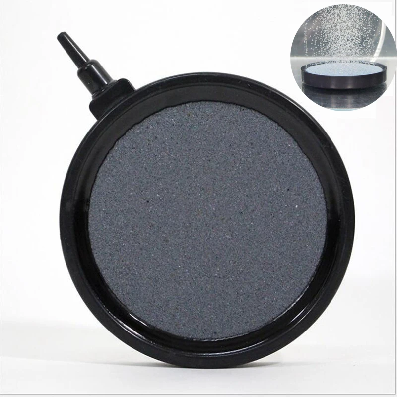 

1 PC Ceramic Air Stone Koi Disc Large Fish Tank Bubble Tray Diffuser Disk Trim Oxygen Pump Fish Pond Hydroponic Airstone 4" 5"